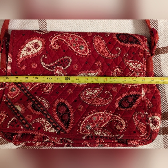 Vera Bradley MESA RED messenger bag - Picture 11 of 14